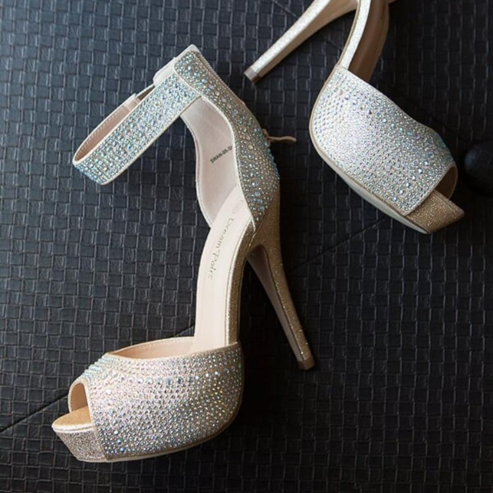 Bridal high heel platform shoes (by Dream Paris)